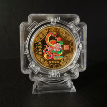 Load image into Gallery viewer, Snake Year Commemorative Medal Color Gold Plated Silver Plated