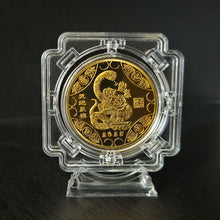 Load image into Gallery viewer, Snake Year Commemorative Medal Color Gold Plated Silver Plated